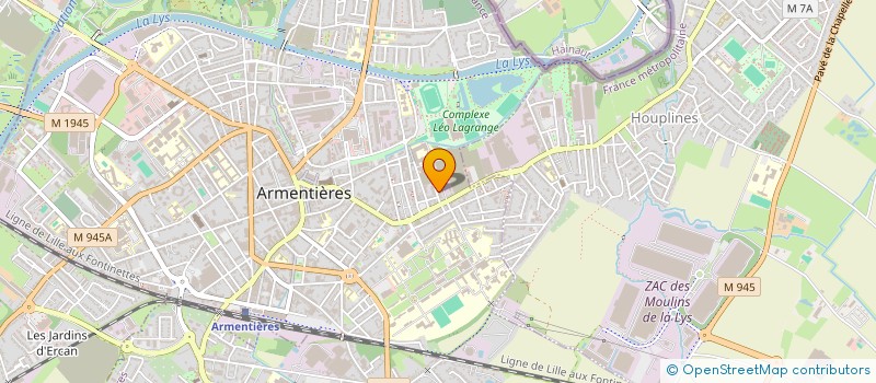 localisation de l'entreprise MONSIEUR NICOLAS LECLERCQ  ARMENTIERES