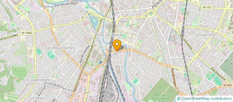 localisation de l'entreprise MONSIEUR NICOLAS LECLESVE  DIJON