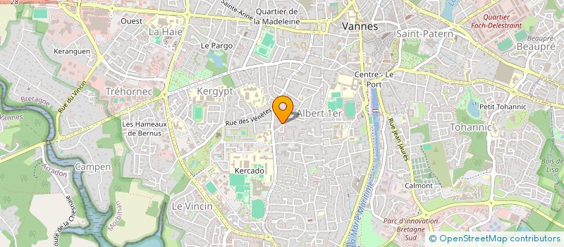 localisation de l'entreprise MONSIEUR NICOLAS LECOMTE à VANNES