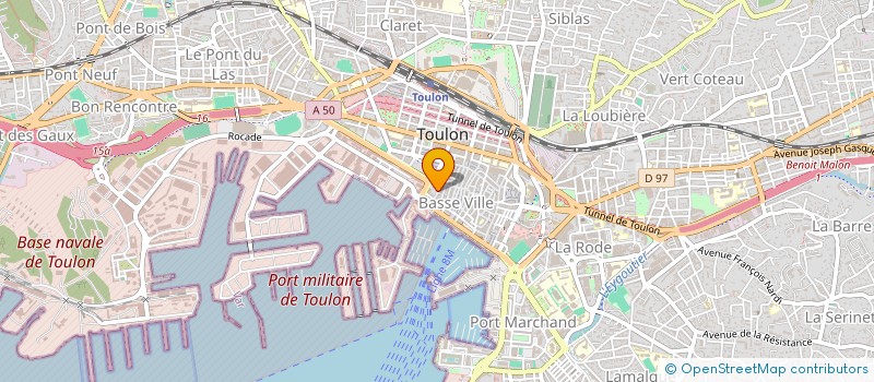 localisation de l'entreprise MONSIEUR NICOLAS LECONTE  TOULON