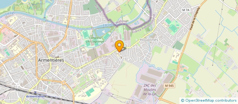 localisation de l'entreprise MONSIEUR NICOLAS LECOQ  HOUPLINES