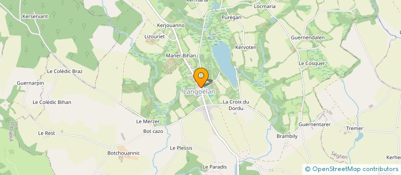 localisation de l'entreprise MONSIEUR NICOLAS LECOQ  LANGOELAN