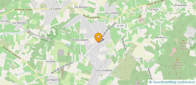 localisation de l'entreprise MONSIEUR NICOLAS LECOURT  SAINT-SATURNIN-LES-APT