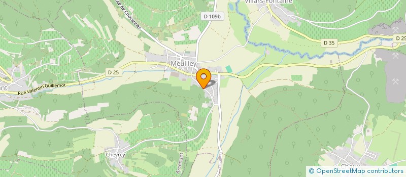 localisation de l'entreprise MONSIEUR NICOLAS LECROT  ARCENANT