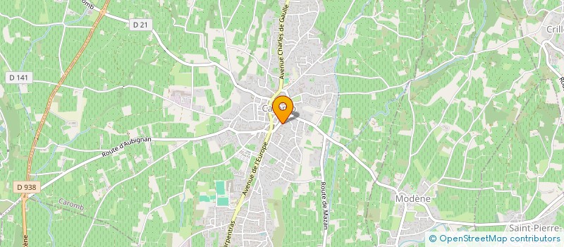 localisation de l'entreprise MONSIEUR NICOLAS LEDUC à L'ISLE-SUR-LA-SORGUE