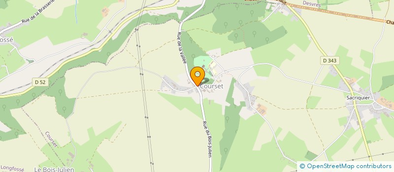 localisation de l'entreprise MONSIEUR NICOLAS LEDUC  COURSET