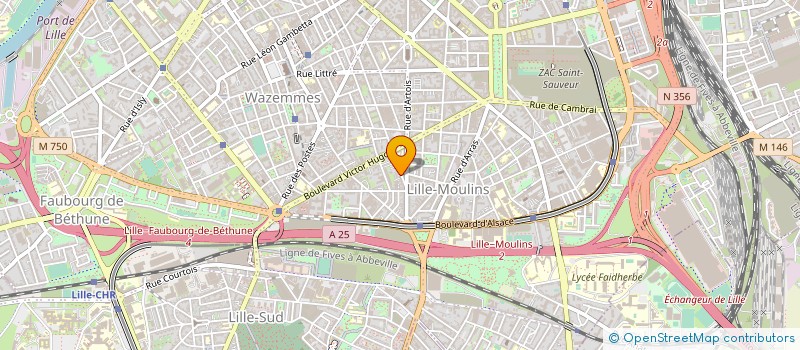 localisation de l'entreprise MONSIEUR NICOLAS LEFEBVRE à LILLE