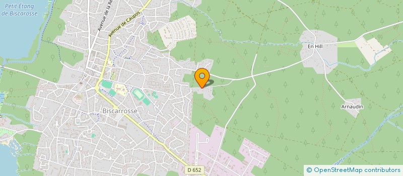 localisation de l'entreprise MONSIEUR NICOLAS LEFEBVRE  BISCARROSSE