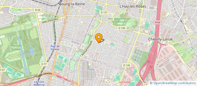 localisation de l'entreprise MONSIEUR NICOLAS LEFEBVRE  L'HAY-LES-ROSES