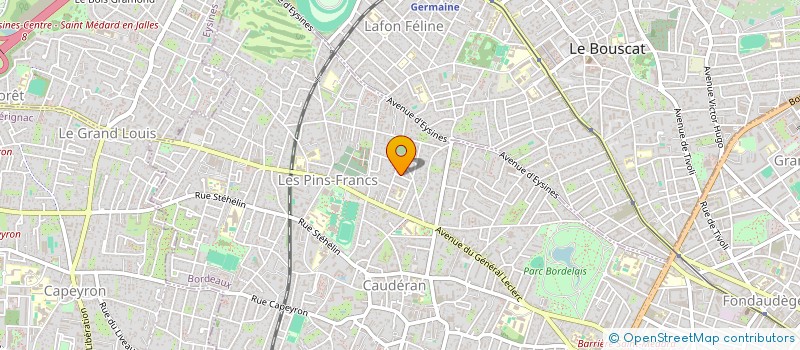 localisation de l'entreprise MONSIEUR NICOLAS LEFEBVRE  BORDEAUX