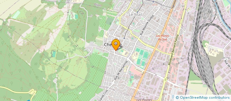 localisation de l'entreprise MONSIEUR NICOLAS LEFEBVRE  CHENOVE