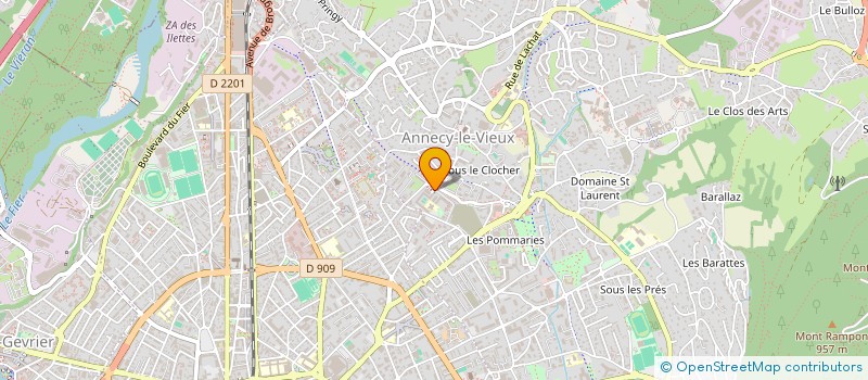 localisation de l'entreprise MONSIEUR NICOLAS LEFEVRE à ANNECY