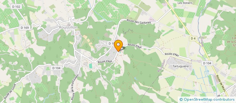 localisation de l'entreprise MONSIEUR NICOLAS LEFEVRE  ROUSSILLON