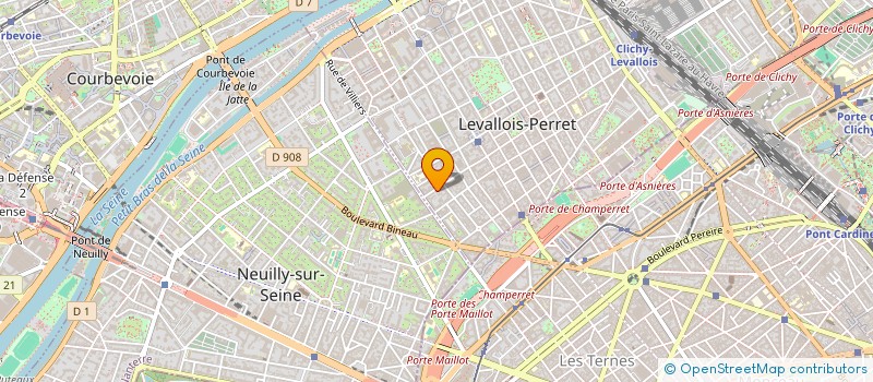 localisation de l'entreprise MONSIEUR NICOLAS LEFORESTIER à LEVALLOIS-PERRET