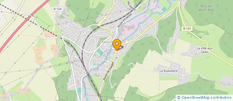 localisation de l'entreprise MONSIEUR NICOLAS LEFOULON  MALAUNAY