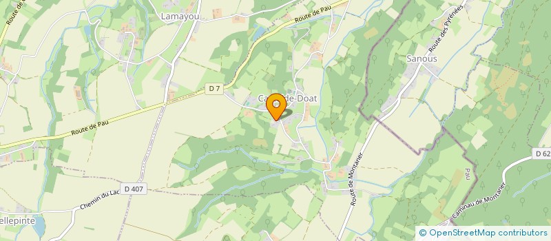 localisation de l'entreprise MONSIEUR NICOLAS LEGAGNOA  CASTEIDE-DOAT