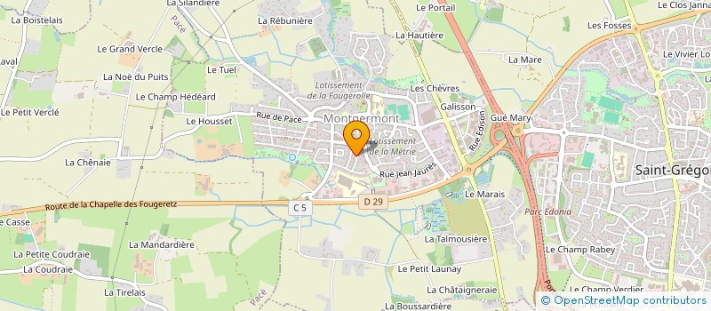 localisation de l'entreprise MONSIEUR NICOLAS LEGAN  MONTGERMONT