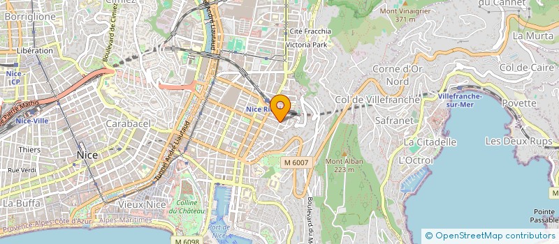 localisation de l'entreprise MONSIEUR NICOLAS LEGARET  NICE