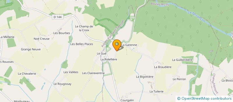 localisation de l'entreprise MONSIEUR NICOLAS LEGAY  BOULAY-LES-IFS