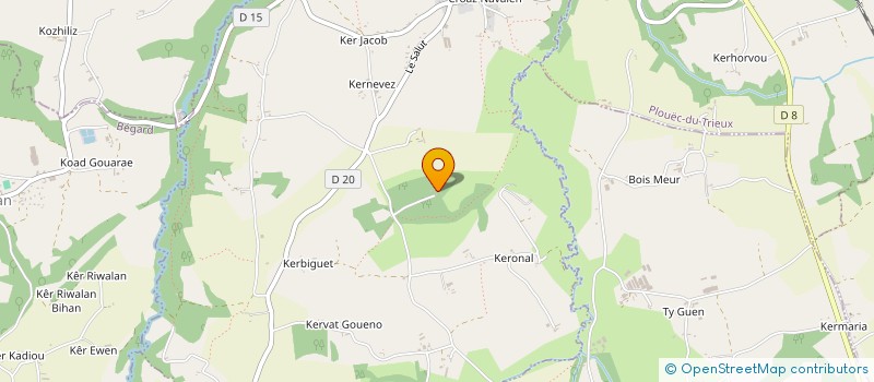 localisation de l'entreprise MONSIEUR NICOLAS LEGER  TONQUEDEC