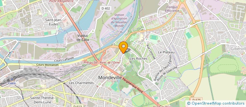 localisation de l'entreprise MONSIEUR NICOLAS LEGOUPIL  MONDEVILLE