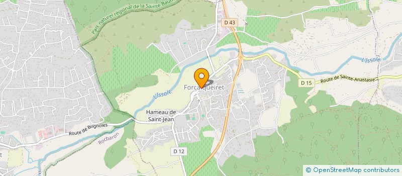 localisation de l'entreprise MONSIEUR NICOLAS LEGRAND  FORCALQUEIRET