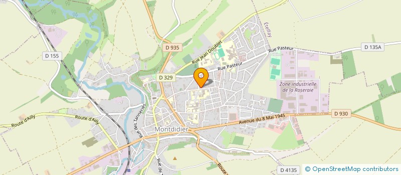 localisation de l'entreprise MONSIEUR NICOLAS LEGRAND  MONTDIDIER