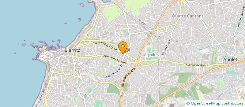 localisation de l'entreprise MONSIEUR NICOLAS LEGRAND-ROLLOT à BIARRITZ