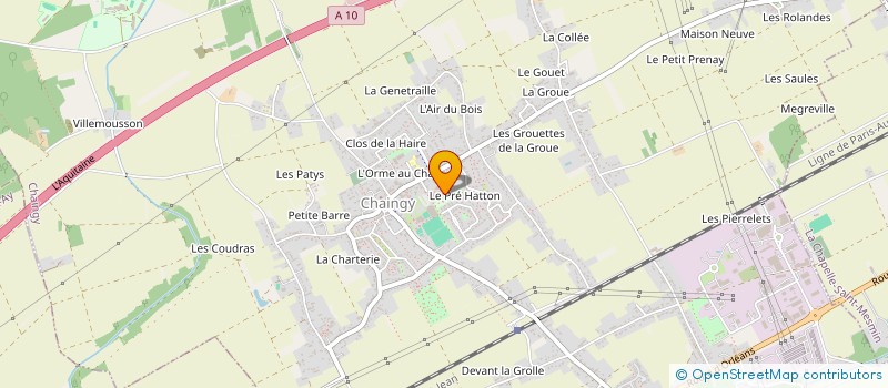 localisation de l'entreprise MONSIEUR NICOLAS LEGROUX à CHAINGY