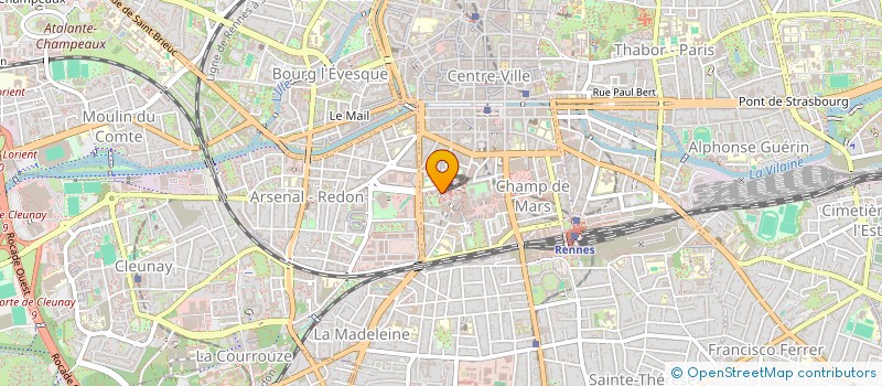 localisation de l'entreprise MONSIEUR NICOLAS LEGRU  RENNES