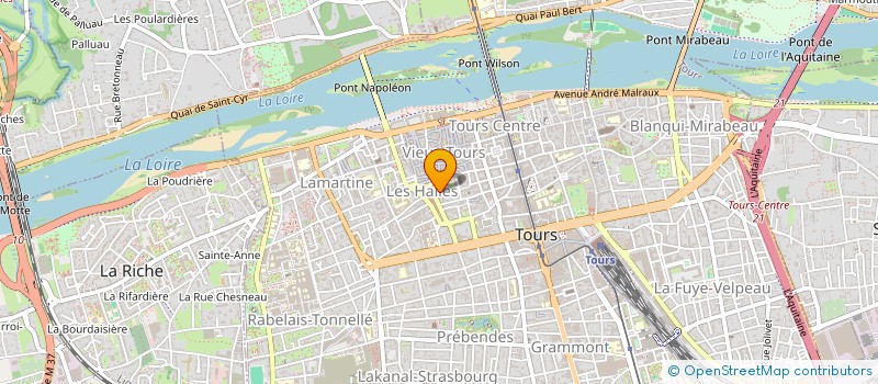 localisation de l'entreprise MONSIEUR NICOLAS LEGUE  TOURS