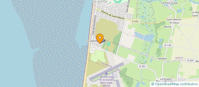 localisation de l'entreprise MONSIEUR NICOLAS LEHAUT  BREVILLE-SUR-MER