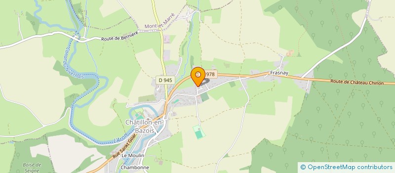 localisation de l'entreprise MONSIEUR NICOLAS LEJAULT à CHATILLON EN BAZOIS