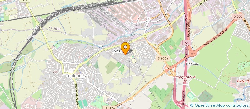 localisation de l'entreprise MONSIEUR NICOLAS LELEU  PERPIGNAN