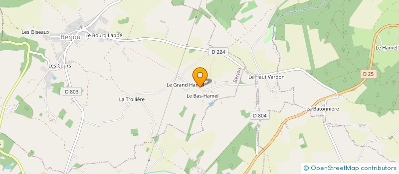 localisation de l'entreprise MONSIEUR NICOLAS LELIEVRE à BERJOU