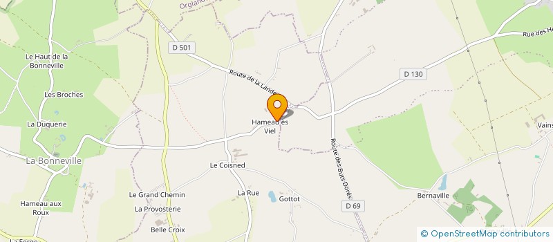 localisation de l'entreprise MONSIEUR NICOLAS LELIEVRE à ETIENVILLE