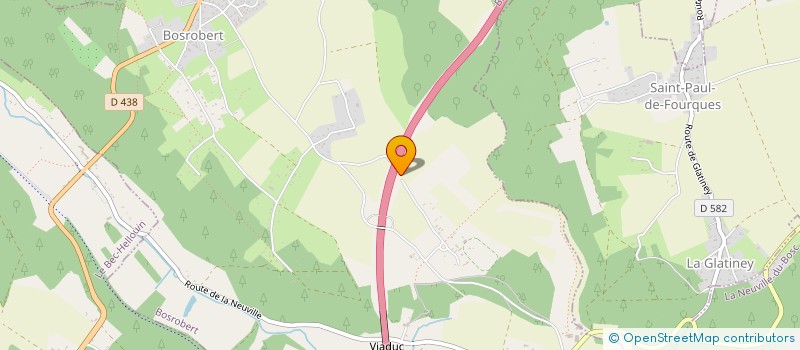 localisation de l'entreprise MONSIEUR NICOLAS LELIEVRE  BOSROBERT