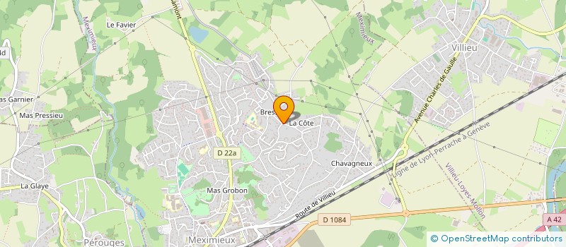 localisation de l'entreprise MONSIEUR NICOLAS LELONG à MEXIMIEUX