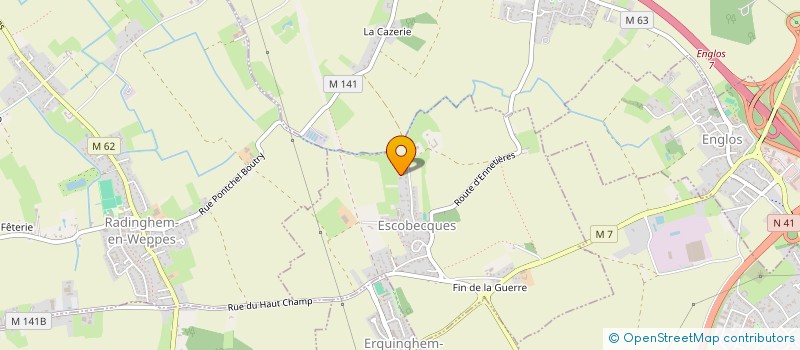 localisation de l'entreprise MONSIEUR NICOLAS LELUBRE à ESCOBECQUES