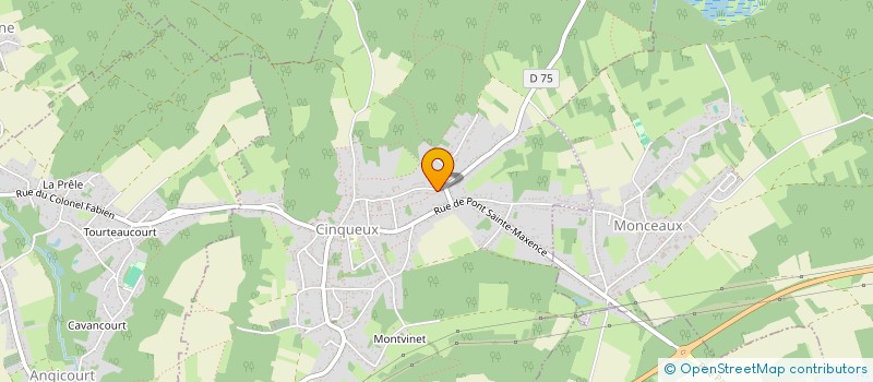 localisation de l'entreprise MONSIEUR NICOLAS LEMAIRE  CINQUEUX