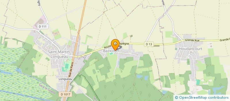 localisation de l'entreprise MONSIEUR NICOLAS LEMAIRE  BAZICOURT