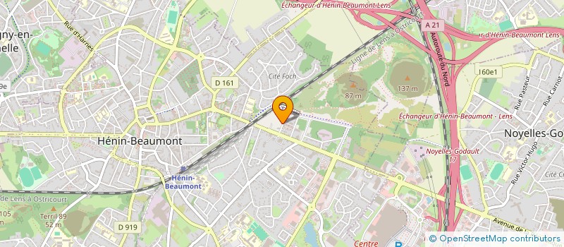 localisation de l'entreprise MONSIEUR NICOLAS LEMAIRE à HENIN-BEAUMONT