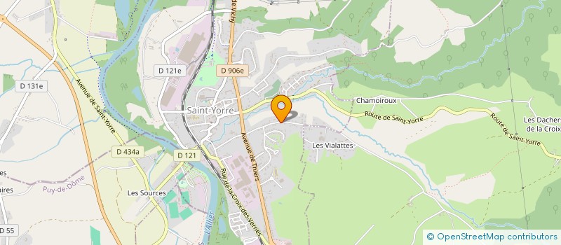 localisation de l'entreprise MONSIEUR NICOLAS LEMAITRE à SAINT-YORRE