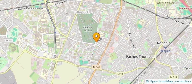 localisation de l'entreprise MONSIEUR NICOLAS LEMAITRE  LILLE