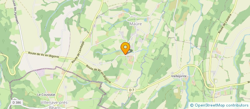 localisation de l'entreprise MONSIEUR NICOLAS LEMAITRE  MAURE