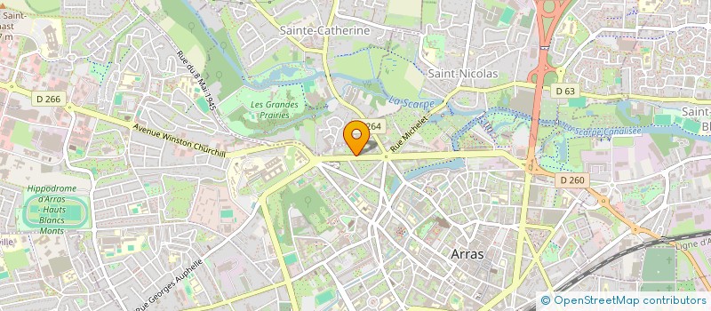 localisation de l'entreprise MONSIEUR NICOLAS LEMAL à ARRAS