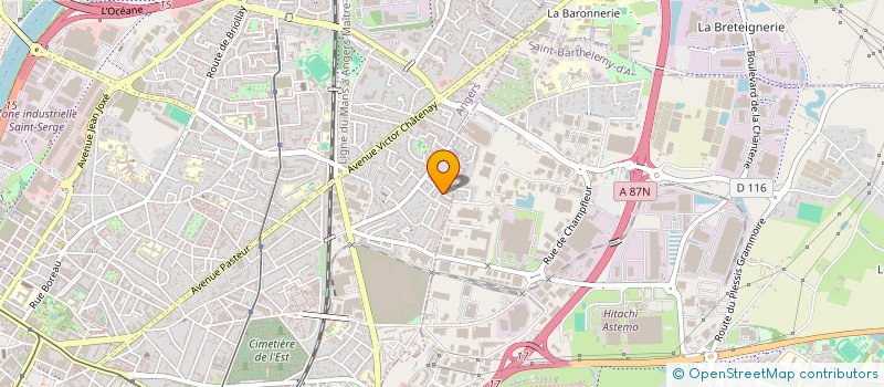 localisation de l'entreprise MONSIEUR NICOLAS LEMARCHAND à ANGERS
