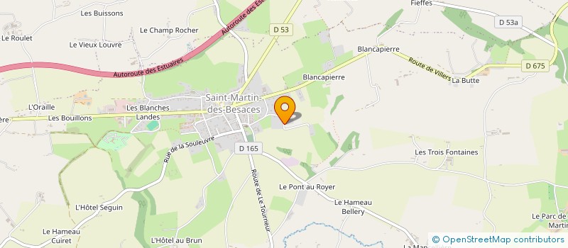 localisation de l'entreprise MONSIEUR NICOLAS LEMARCHAND  SOULEUVRE EN BOCAGE