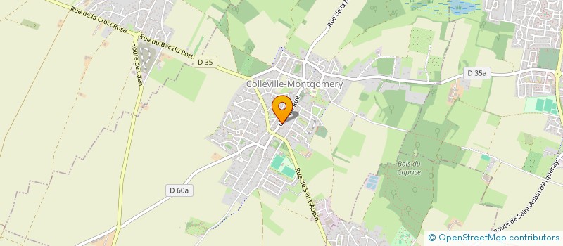 localisation de l'entreprise MONSIEUR NICOLAS LEMONNIER  COLLEVILLE-MONTGOMERY