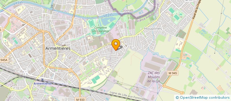 localisation de l'entreprise MONSIEUR NICOLAS LEONARD  HOUPLINES